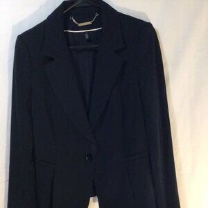 Black Single Button Jacket